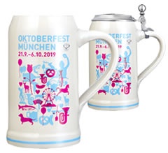 Offizieller Oktoberfest-Sammlerkrug 2019 vom Veranstalter