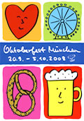 Motiv vom Oktoberfest-Krug 2008